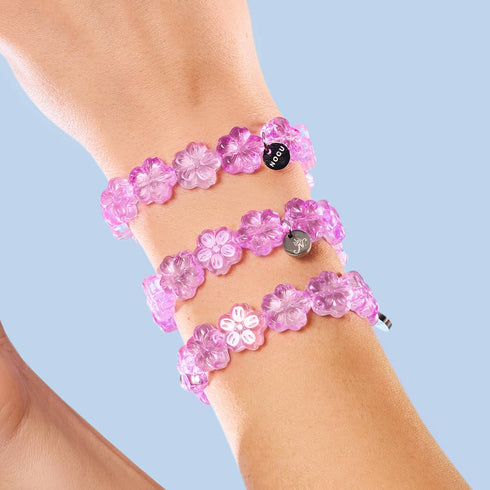 Glockenblume | Feenglas-Armband